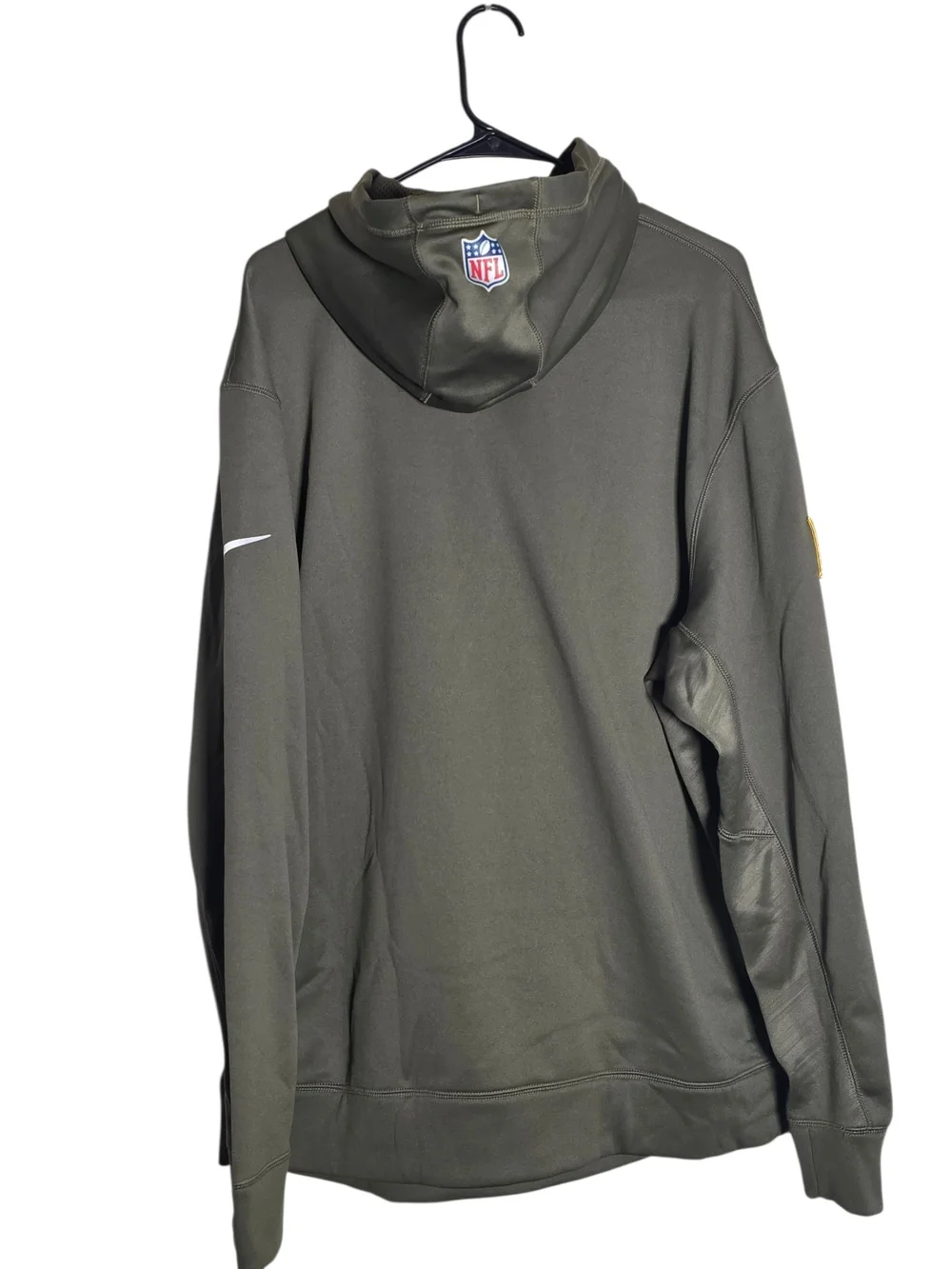 Nike NFL Denver Broncos Salute To Service Therma Fit Hoodie XXL Olive